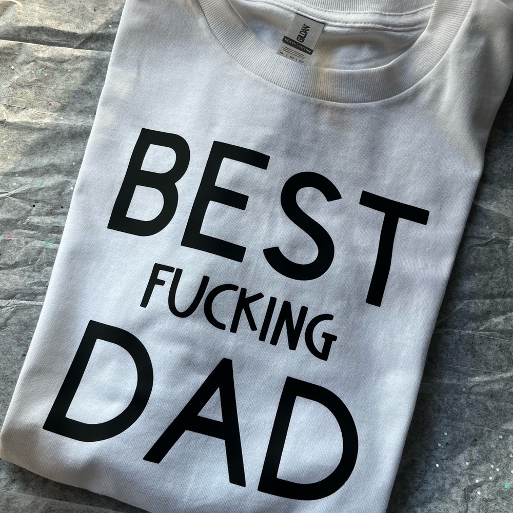 BEST FVCKING DAD HUSBAND FATHERS DAY MEN TSHIRT